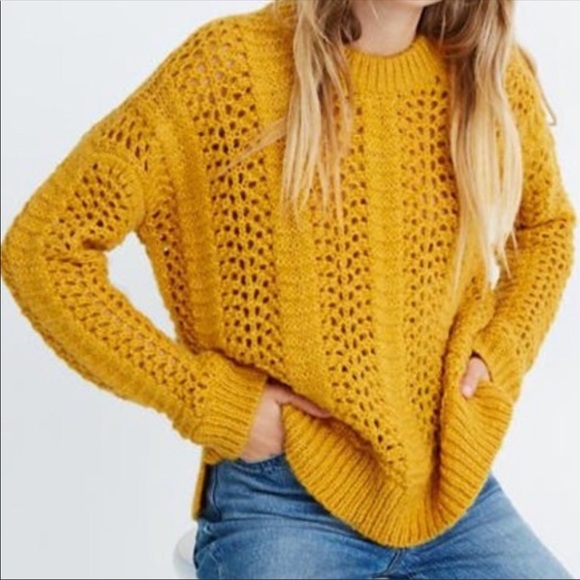 Madewell Sweaters - Madewell Windemere Pointelle Alpaca Blend Sweater